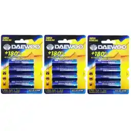 باتری قلمی دوو مدل سوپر آلکالاین بسته 12 عددی