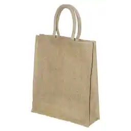 IN.HOUSE Jute Shopping Tote Bag With Handles 41x36x12cm Jute Gift Tote Beach Bag for Bridesmaid Wedding Shopping Grocery