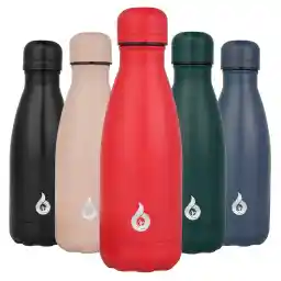 BJPKPK Water Bottles Stainless Steel Insulated Bottle 12oz Small Water Bottles For Travel,Red