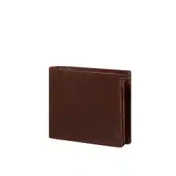 Samsonite Veggy SLG Wallet, 10.5 cm, Dark Brown, Brown (Dark Brown), Credit Card Holders for Men, Brown (Dark Brown), Credit Card Holders for Men