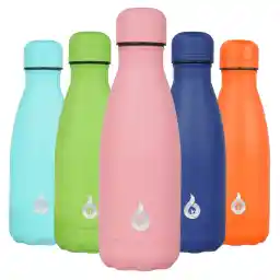 BJPKPK 12oz Insulated Stainless Steel Water Bottles Travel Sports Water Bottles,Light Pink
