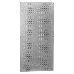 Wall Control Pegboard 32In X 16In Galvanized Metal Pegboard Tool Board Panel