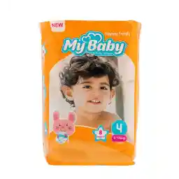 پوشک کامل بچه سری خانواده شاد سایز4 بسته 8 تا 16 کیلوگرم 34عددی | مای بیبی