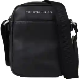 Tommy Hilfiger Men TH City Mini Reporter Shoulder Bag Small, Black (Black), One Size