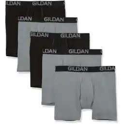 Gildan mens Cotton Stretch Boxer Brief, Multipack Boxer Briefs (pack of 5)