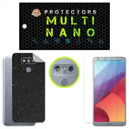 محافظ صفحه نمایش مولتی نانو مدل X-SLFG مناسب برای گوشی موبایل ال جی G6 به همراه برچسب پوششی و محافظ لنز دوربین