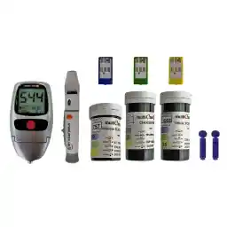 دستگاه تست قند خون بی اس آی مدل MulticareIN به همراه نوار تست قند خون و کلسترول و تری گلیسیرید