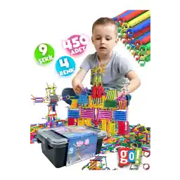 Go Toys Geometric Design Sticks 450 pcs Intelligence Developing Design آموزشی اسباب بازی چوب هندسی