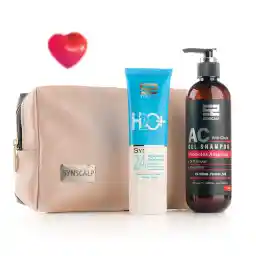 مجموعه مراقبت از پوست و مو مدل V32 به همراه کیف | ساین اسکین