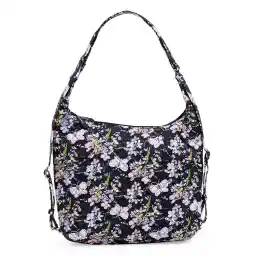 Vera Bradley womens Cotton Convertible Backpack Shoulder Bag Handbag