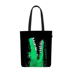 EcoRight 100% Organic Canvas Tote Bag with Zip, Eco-friendly Small Tote Bags for Women for Christmas, Travel, Beach & Shopping