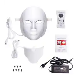 دستگاه جوانسازی پوست یونی پاور مدل ماسک ال ای دی 7 رنگ | متفرقه