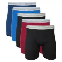 Gildan Mens Underwear Boxer Briefs, Multipack