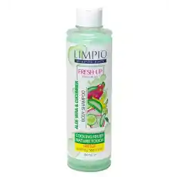 شامپو بدن حاوی عصاره آلوئهورا و خیار 400 میل | لیمپیو