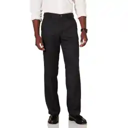 Amazon Essentials Men's Classic-Fit Expandable-Waist Flat-Front Dress Pant