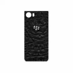 برچسب پوششی ماهوت مدل Black-Crocodile-Leather مناسب برای گوشی موبایل بلک بری KEYONE