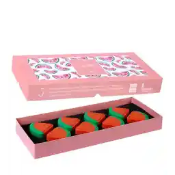 پدی بمب کوکتل پدیکور هندوانه ای پک 8تایی | ژبن پلاس