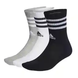 adidas Unisex Adults 3-Stripes Cushioned Crew 3 Pairs Socks