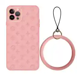 کاور لویی ویتون مدل stripy  مناسب برای گوشی موبایل اپل iPhone 12 Pro Max به همراه آویز