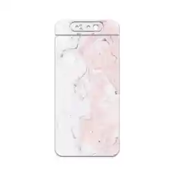 برچسب پوششی ماهوت مدل Blanco-Pink-Marble مناسب برای گوشی موبایل سامسونگ Galaxy A80