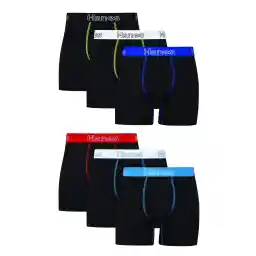 Hanes mens Hanes Men's Underwear Boxer Briefs, Cotton Stretch Moisture-wicking Underwear, Multi-pack Boxer Briefs (pack of 6)