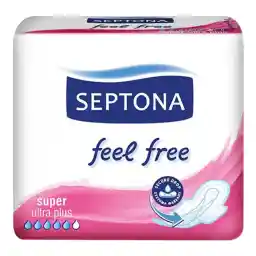 نوار بهداشتی حساس حاوی بابونه مدل سوپر سپتونا بسته هشت عددی