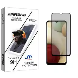 محافظ صفحه نمایش سرامیکی حریم شخصی جی اف مدل Diamond Glass مناسب برای گوشی موبایل سامسونگ A12 Nacho