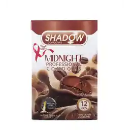 کاندوم میدنایت تاخیری خاردار شیاردار قهوه 12تایی | شادو