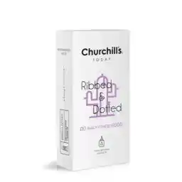 کاندوم خاردار و شیاردار ضخامت نرمال با روان کننده دابل 12 عددی اسانس وانیل | چرچیلز