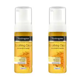 پک 2 عددی فوم شستشو صورت مدل Soothing Clear | نوتروژینا پک 2 عددی فوم شستشو صورت مدل Soothing Clear | نوتروژینا