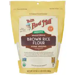Bob's Red Mill Organic Rice Flour Brown, 681 grams