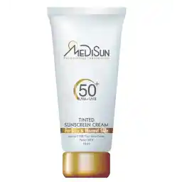 کرم ضد آفتاب نچرال بژ دارای اس پی اف 50 مناسب پوست خشک و معمولی | مدیسان