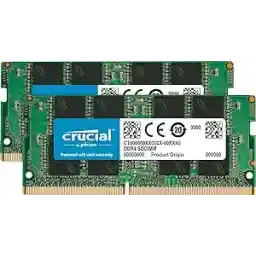 Crucial DDR4 RAM 32GB Kit (2x16GB) 3200MHz SODIMM CL22, Laptopgeheugen, Mini PC, Hoogwaardig RAM (of 2933MHz / 2666MHz) - CT2K16G4SFRA32A