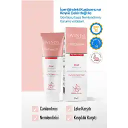 کرم روز Ovinda Spf30 ضد آفتاب - ضد لک، ضد پیری و ضد چروک 50 میلی لیتر