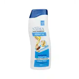 شامپو فری سولفات ضد ریزش مدل کراتین حجم 400 میل | نادیا