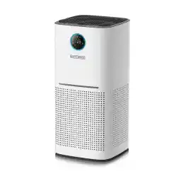 BLACK+DECKER Air Purifier with HEPA 13 Filter, PM2.5 Sensor, 470m³/h CADR, Covers Up to 60m² for Large Room, White, AP3560-B5