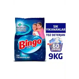 Bingo Matik Sık Yıkanan Çamaşırlara Özel 9 Kg