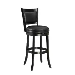 Ball & Cast Swivel Pub Height Barstool 29 Inch Seat Height Black Set of 1