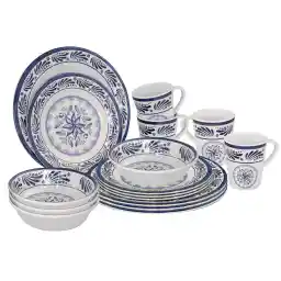 Bo-Camp - Servies - Stone - 16-Delig