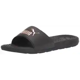 PUMA Women's Cool Cat Slide Sandal, Puma Black