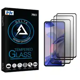 محافظ صفحه نمایش سرامیکی پی کی مدل Delta Glass مناسب برای گوشی موبایل شیائومی 11 Lite 5G NE 2109119DG بسته سه عددی