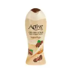 شامپو بدن و صورت کرمی با رایحه شیر و قهوه 400گرم | اکتیو