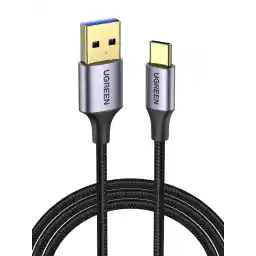 UGREEN USB A to USB C 3.0 Cable 2m, 5Gbps Data Transfer Type C Fast Charging Cable Compatible with Galaxy S25 Ultra,iPhone 17-15, Note 20 Ultra, Huawei P70 Pro, iPad Mini 7/Switch/PS5 Controller