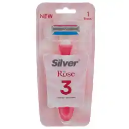 تیغ زنانه Rose سه لبه چند بار مصرف 1 عددی | سیلور