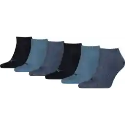 PUMA PLAIN Sneakersokken Unisex 6P - Maat 47-49