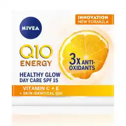 NIVEA Face Cream Day Moisturizer, Q10 Plus C Anti-Wrinkle + Energy, Vitamin C, 50ml