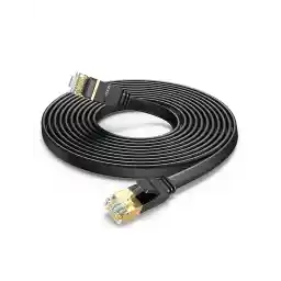 UGREEN Ethernet Cable Cat7 1M Gigabit Network Cord High-Speed Flat 10Gbps Shielded Internet Wire RJ45 Ethernet Cable Patch Compatible for Gaming PS5 PS4 PS3 Xbox Laptop Modem Router Computer