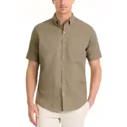 Van Heusen mens Wrinkle Free Short Sleeve Button Down Shirt Button Down Shirt (pack of 1)