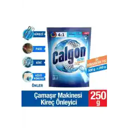 Calgon Power ضد کثیفی، زنگ زدگی، آهک و بو 4 در 1 پودر فوق غلیظ 250 گرمی