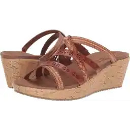 Skechers BEVERLEE - TIGER POSSE womens Wedge Sandal